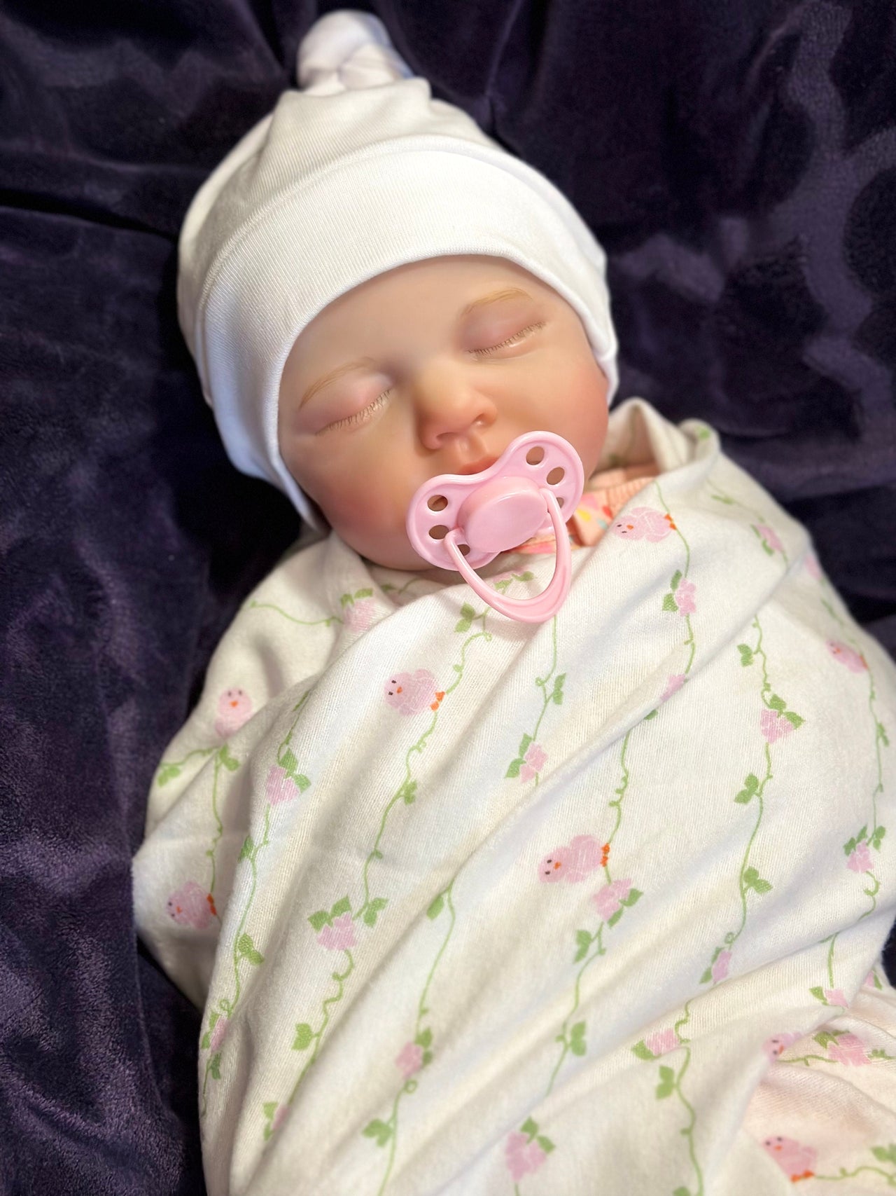 NEW Reborn Baby 20 inch 6lb 5oz Art Doll Newborn Child Safe Realistic Life Size Girls Play Doll Includes Bottle Blanket Extra Clothes Paci