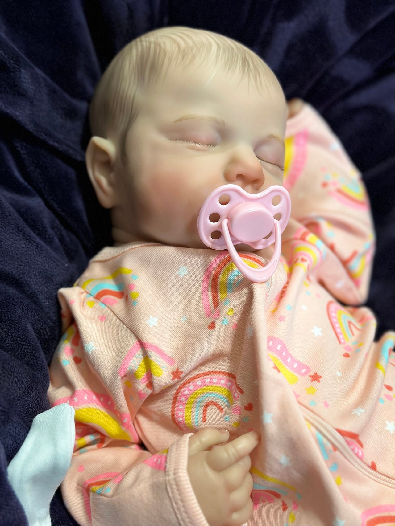 NEW Reborn Baby 20 inch 6lb 5oz Art Doll Newborn Child Safe Realistic Life Size Girls Play Doll Includes Bottle Blanket Extra Clothes Paci
