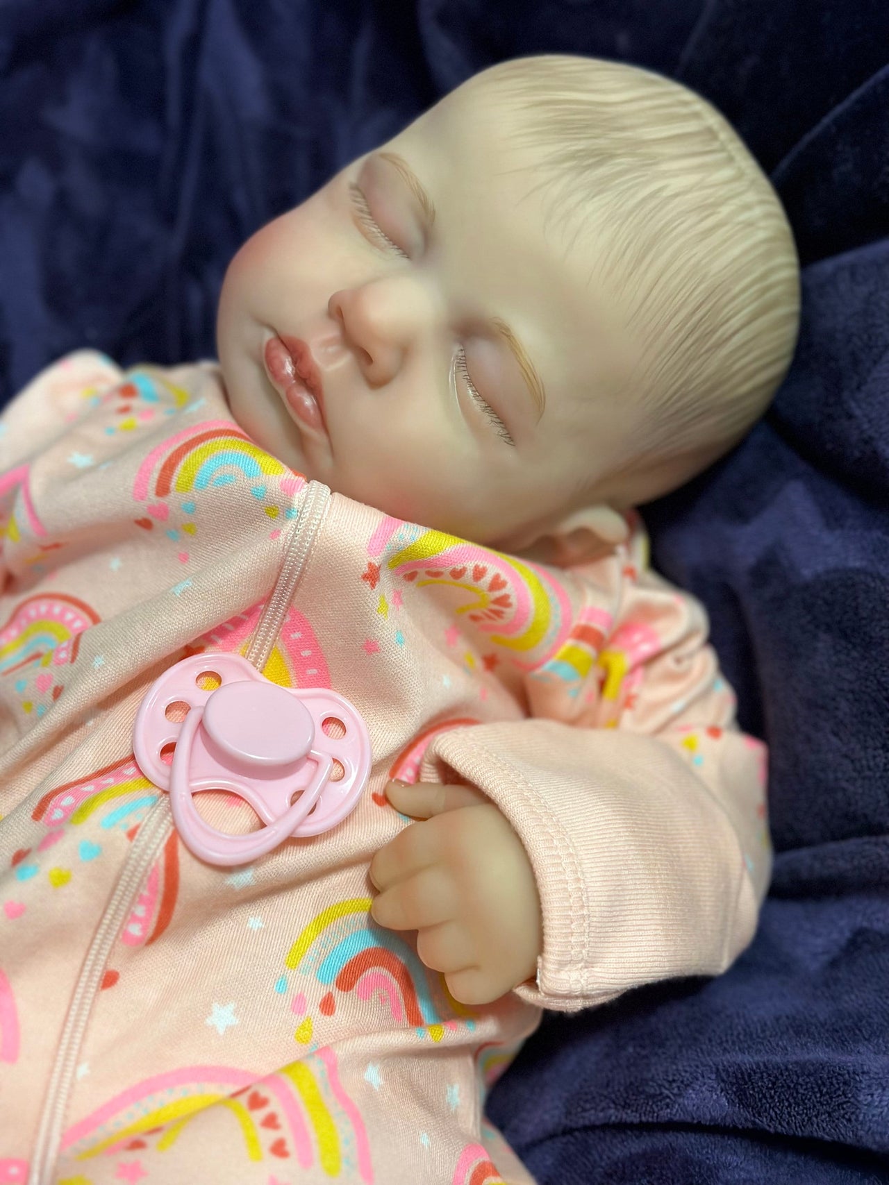 NEW Reborn Baby 20 inch 6lb 5oz Art Doll Newborn Child Safe Realistic Life Size Girls Play Doll Includes Bottle Blanket Extra Clothes Paci