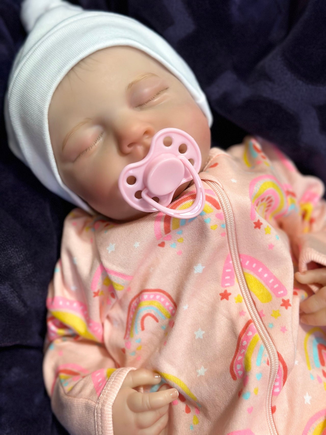 NEW Reborn Baby 20 inch 6lb 5oz Art Doll Newborn Child Safe Realistic Life Size Girls Play Doll Includes Bottle Blanket Extra Clothes Paci