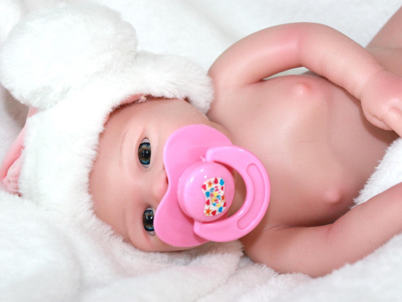 13 Inch Silicone Doll – Full Body Realistic Mini Reborn Baby Girl, Soft Lifelike Preemie Doll for Collectors & Kids,