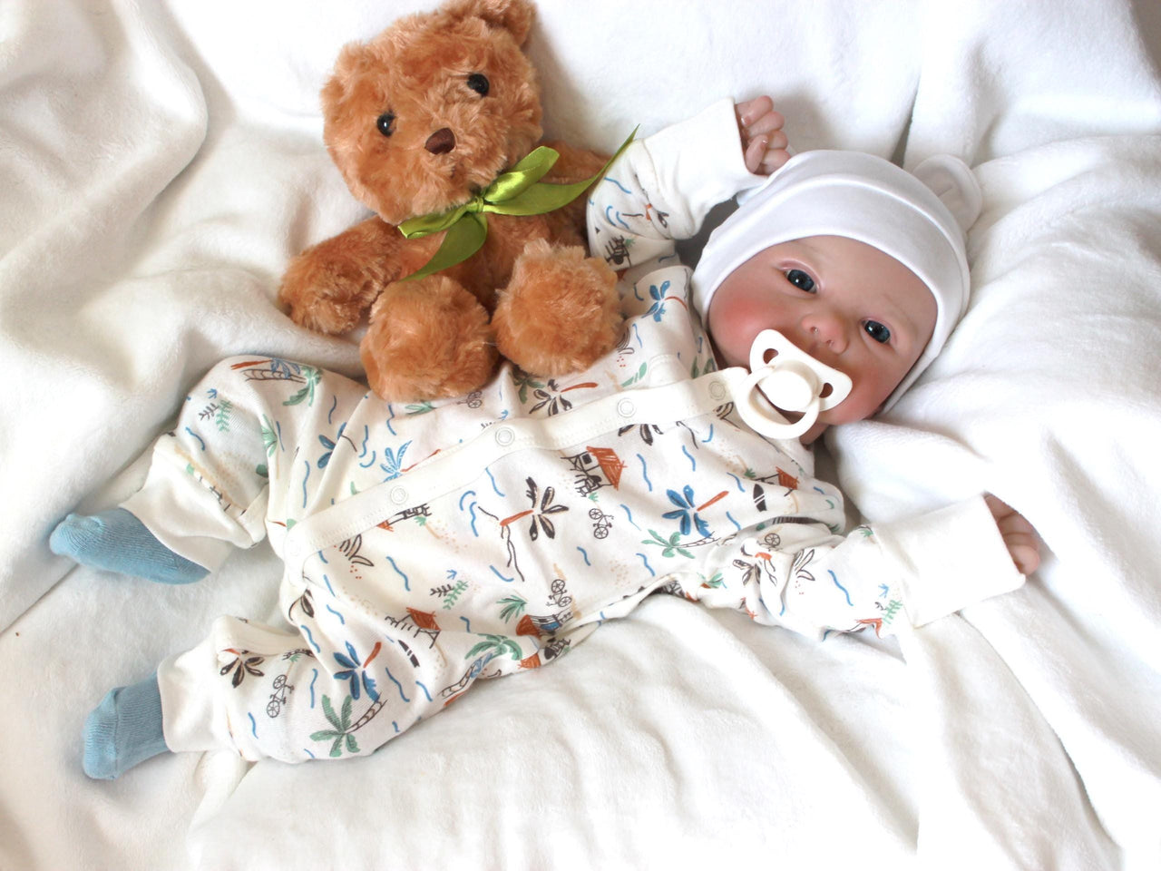 Handmade Reborn Baby Doll 20 inch Newborn Boy or Girl Lifelike