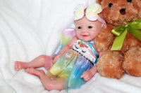 Thumbnail for Ultra-Realistic 13 Inch Silicone Reborn Baby Doll | Handmade Full-Body Platinum Silicone Doll | Collectible Preemie Girl Doll