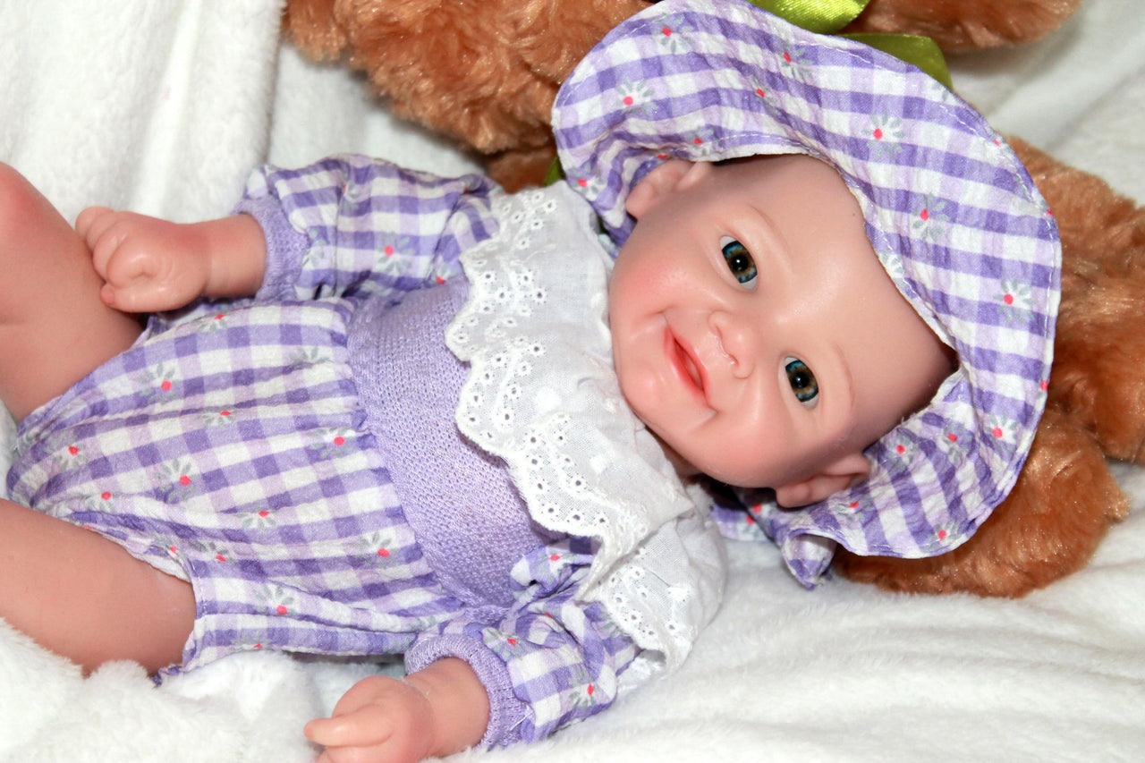 13 Inch Silicone Doll – Full Body Realistic Mini Reborn Baby Girl, Soft Lifelike Preemie Doll for Collectors & Kids,
