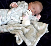 Thumbnail for Unicorn Fuzzy Fleece Weighted Newborn Lifelike Reborn Baby Doll 20 inch Baby Soft Heavy Baby Dolls Children Child Friendly First Play Dolls