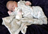 Thumbnail for Unicorn Fuzzy Fleece Weighted Newborn Lifelike Reborn Baby Doll 20 inch Baby Soft Heavy Baby Dolls Children Child Friendly First Play Dolls