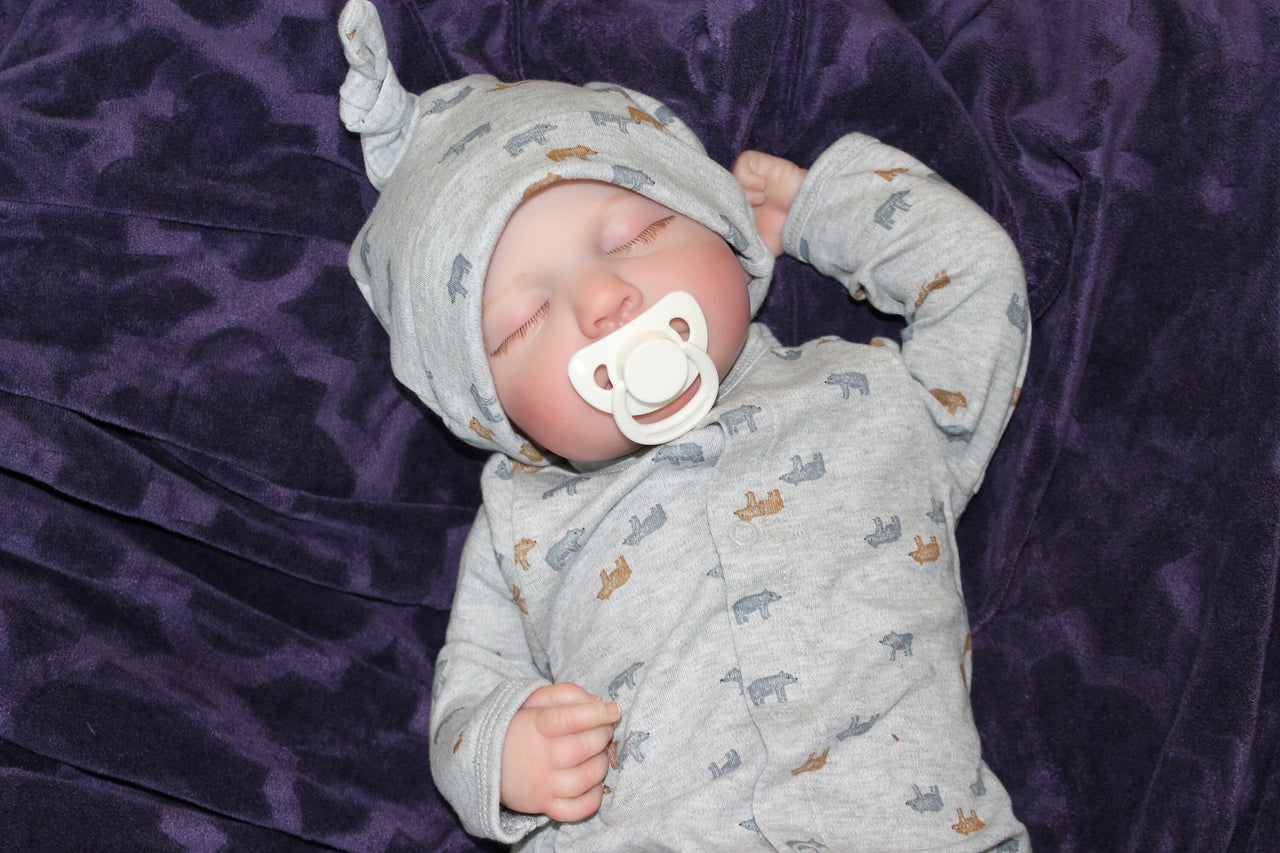 REBORN BABY DOLL 20 inch Baby Reborn Newborn Infant Lifelike Heavy Baby Dolls, Kids 1st Play Doll, Vinyl Doll, Life Size Weighted, 6lbs 6oz