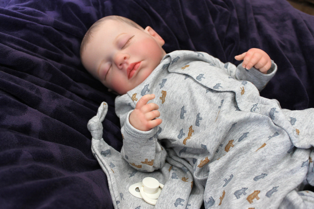 REBORN BABY DOLL 20 inch Baby Reborn Newborn Infant Lifelike Heavy Baby Dolls, Kids 1st Play Doll, Vinyl Doll, Life Size Weighted, 6lbs 6oz