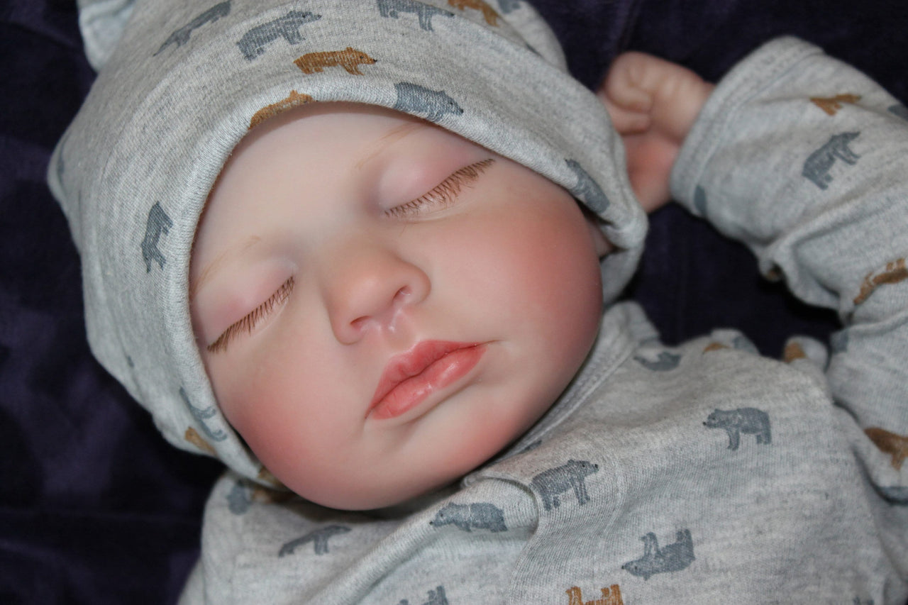 REBORN BABY DOLL 20 inch Baby Reborn Newborn Infant Lifelike Heavy Baby Dolls, Kids 1st Play Doll, Vinyl Doll, Life Size Weighted, 6lbs 6oz