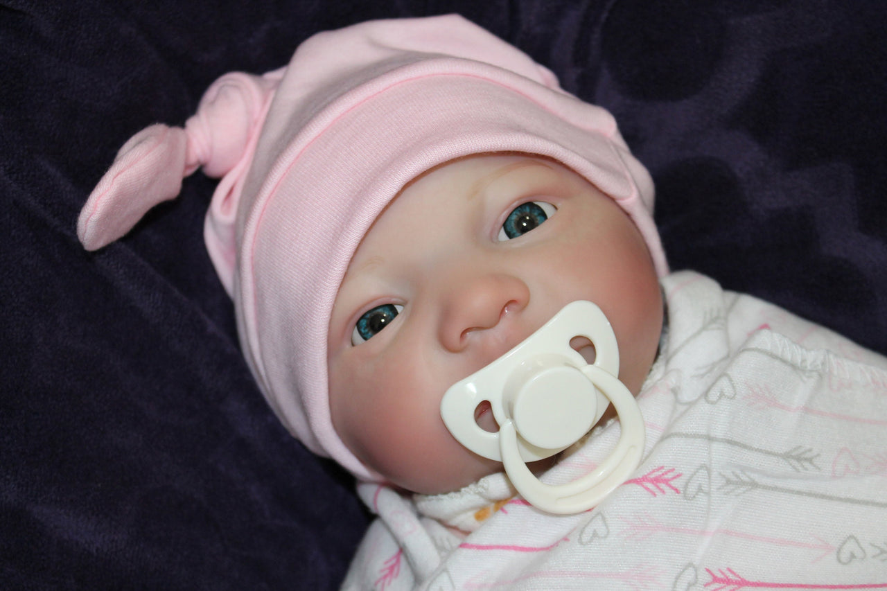 Lifelike Reborn Baby Doll 19” 3 to 5 Pounds, Open Eyes Vinyl Limbs Cloth Body Babies