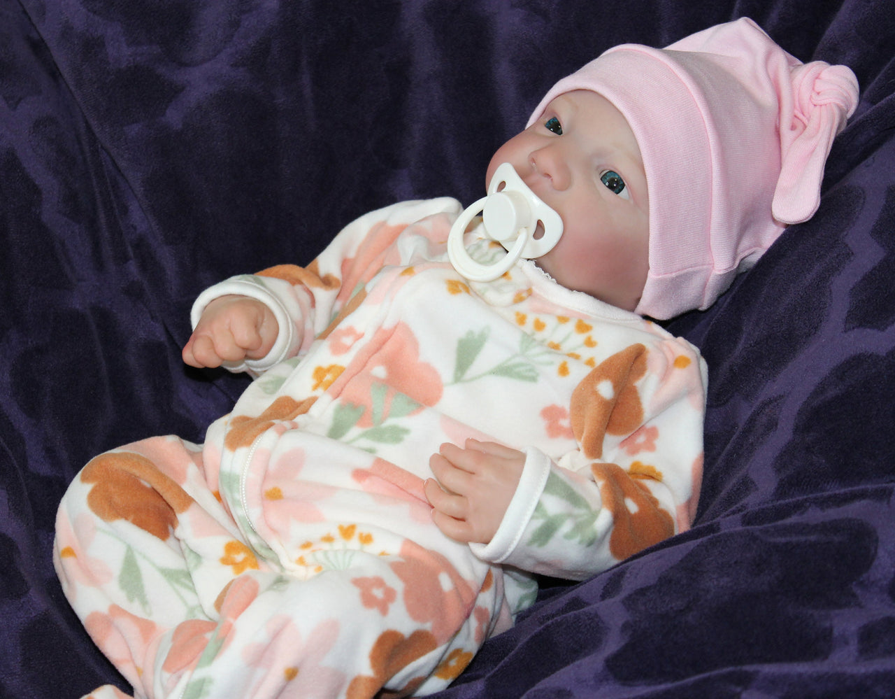 Lifelike Reborn Baby Doll 19” 3 to 5 Pounds, Open Eyes Vinyl Limbs Cloth Body Babies