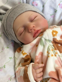 Thumbnail for Reborn Baby Doll Lifelike Realistic Weighted Dolls That Look Real Life Size 20 inch Art Doll Newborn Vinyl Cloth Body Girls Play