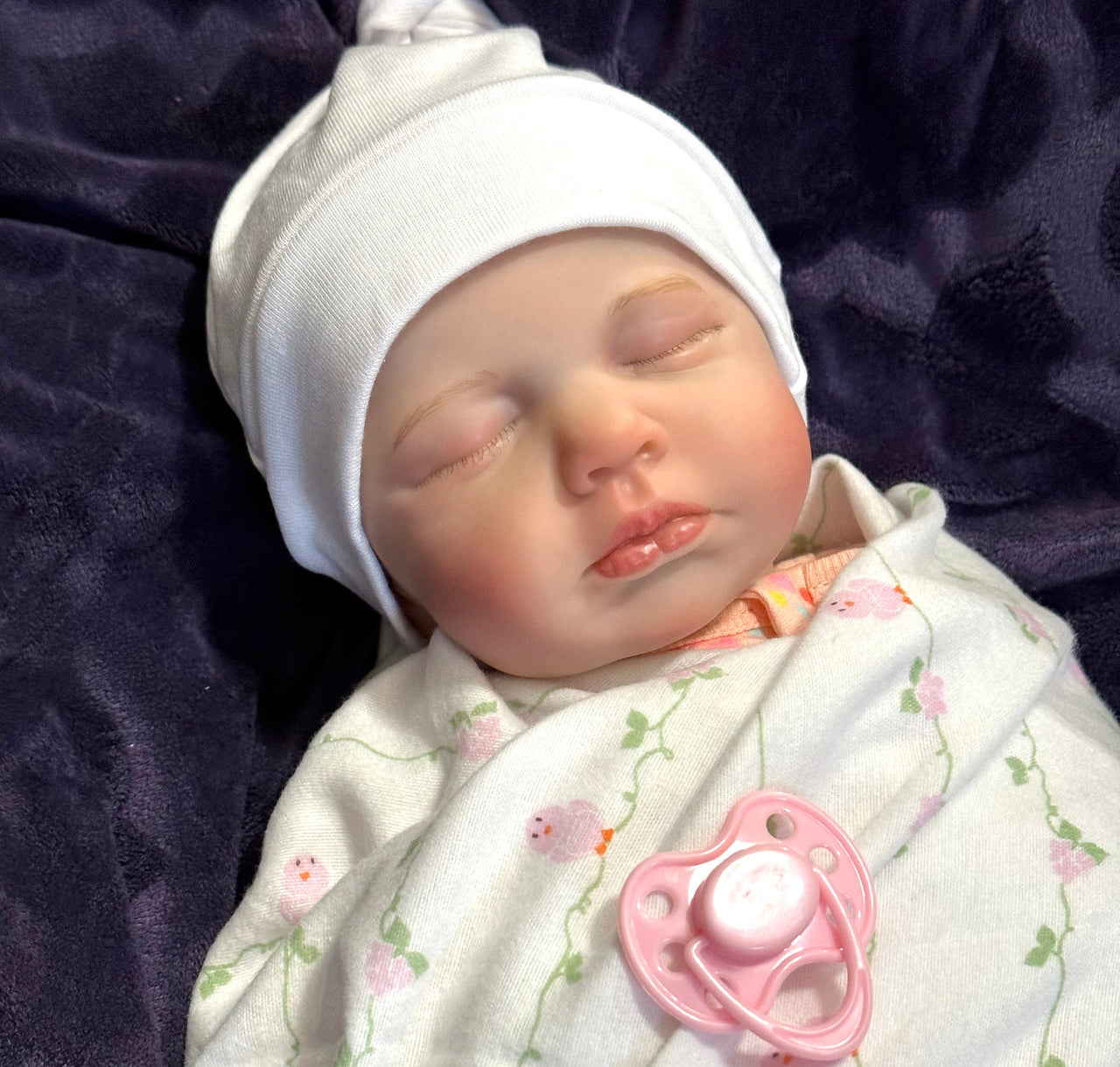 NEW Reborn Baby 20 inch 6lb 5oz Art Doll Newborn Child Safe Realistic Life Size Girls Play Doll Includes Bottle Blanket Extra Clothes Paci