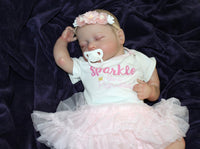Thumbnail for Sparkle Princess Dress, 8 Pounds Weighted Newborn, Lifelike Reborn Baby Doll 20 inch Baby Girl/Boy Soft Heavy Baby Dolls For Children Child Friendly First Play Dolls