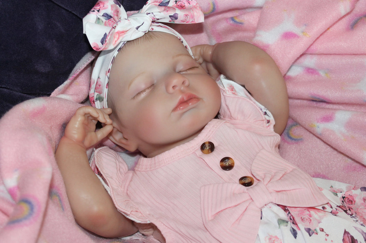 20” 2 to 8 Pounds Weighted Newborn Baby Girl/Boy Lifelike Reborn Baby Doll Soft Heavy Baby Dolls For Children Child Friendly Gifts For Girls