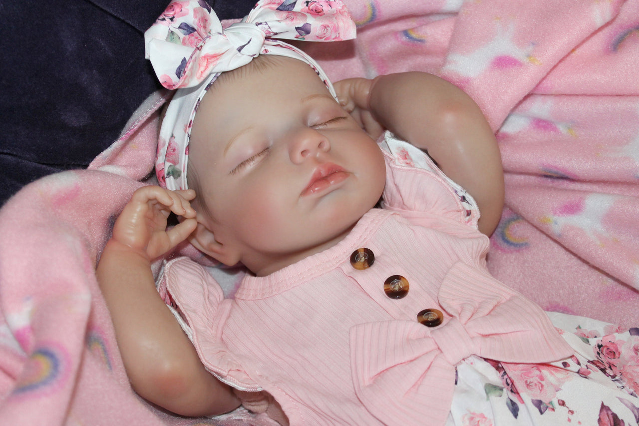 20” 2 to 8 Pounds Weighted Newborn Baby Girl/Boy Lifelike Reborn Baby Doll Soft Heavy Baby Dolls For Children Child Friendly Gifts For Girls