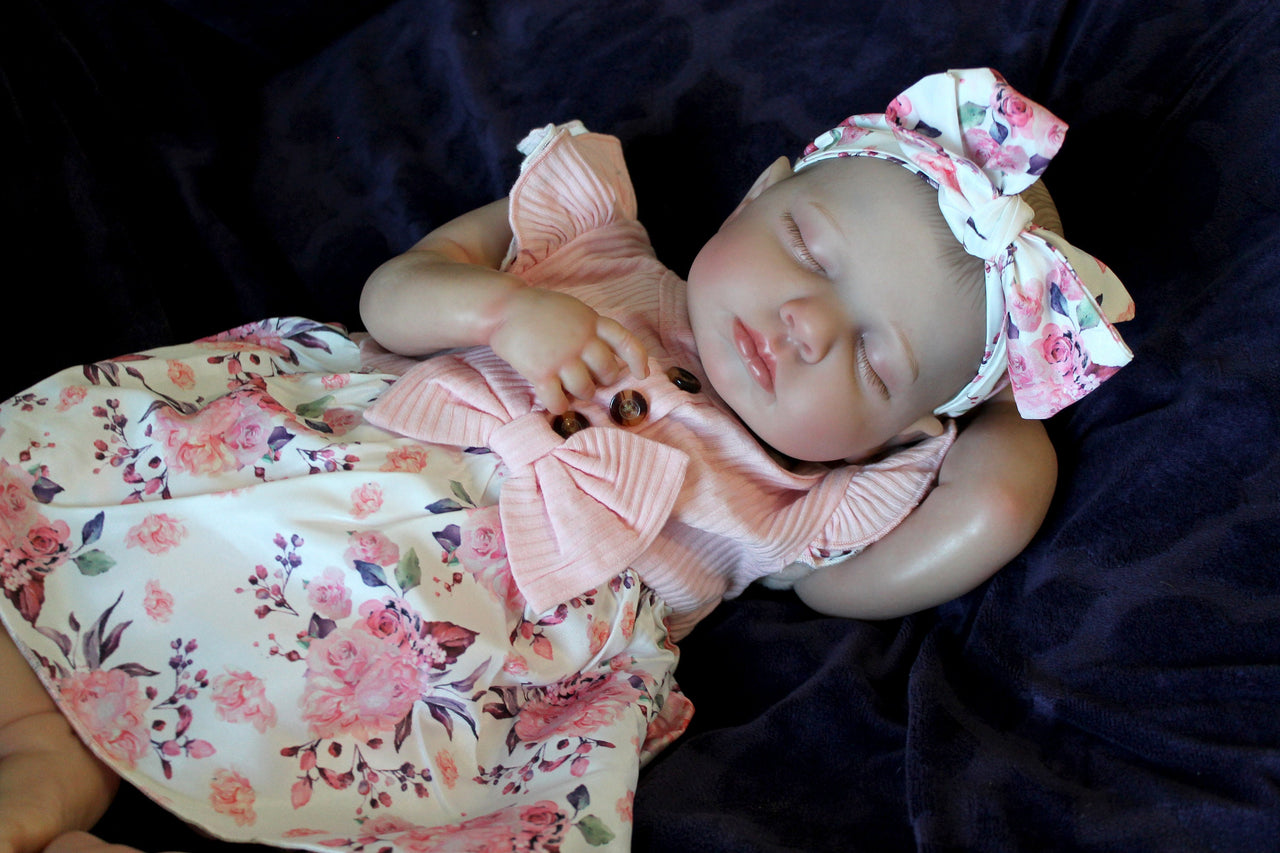 20” 2 to 8 Pounds Weighted Newborn Baby Girl/Boy Lifelike Reborn Baby Doll Soft Heavy Baby Dolls For Children Child Friendly Gifts For Girls