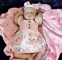 Thumbnail for Doll with rotating arms and a rotating head with a cloth body and vinyl limbs. The hair is painted on the head.