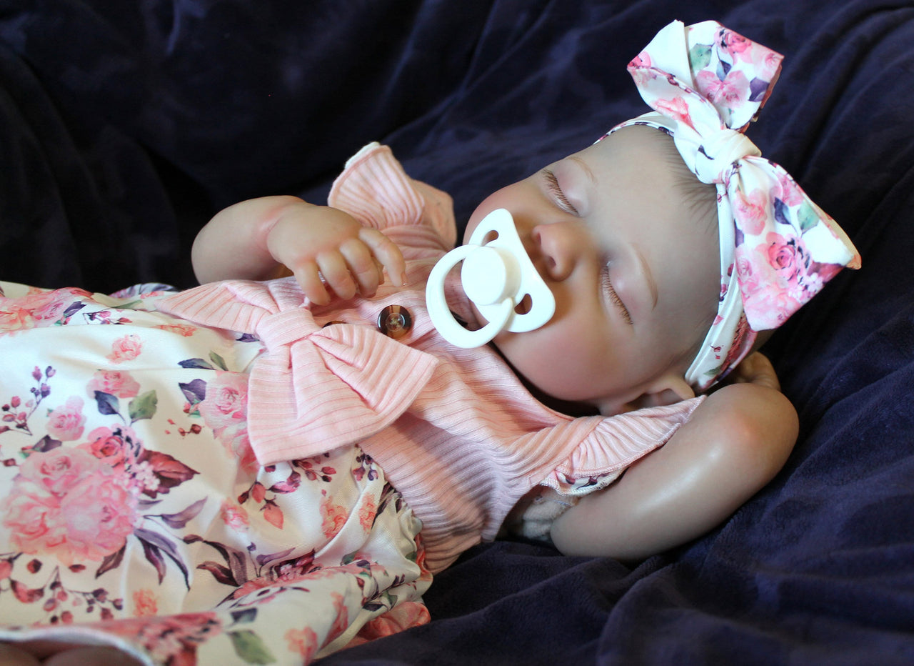 20” 2 to 8 Pounds Weighted Newborn Baby Girl/Boy Lifelike Reborn Baby Doll Soft Heavy Baby Dolls For Children Child Friendly Gifts For Girls