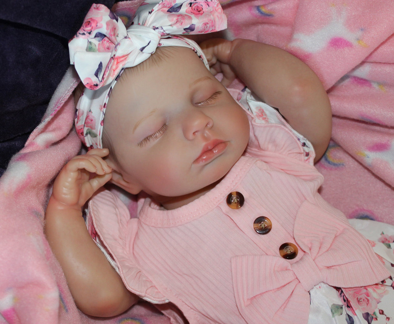 20” 2 to 8 Pounds Weighted Newborn Baby Girl/Boy Lifelike Reborn Baby Doll Soft Heavy Baby Dolls For Children Child Friendly Gifts For Girls