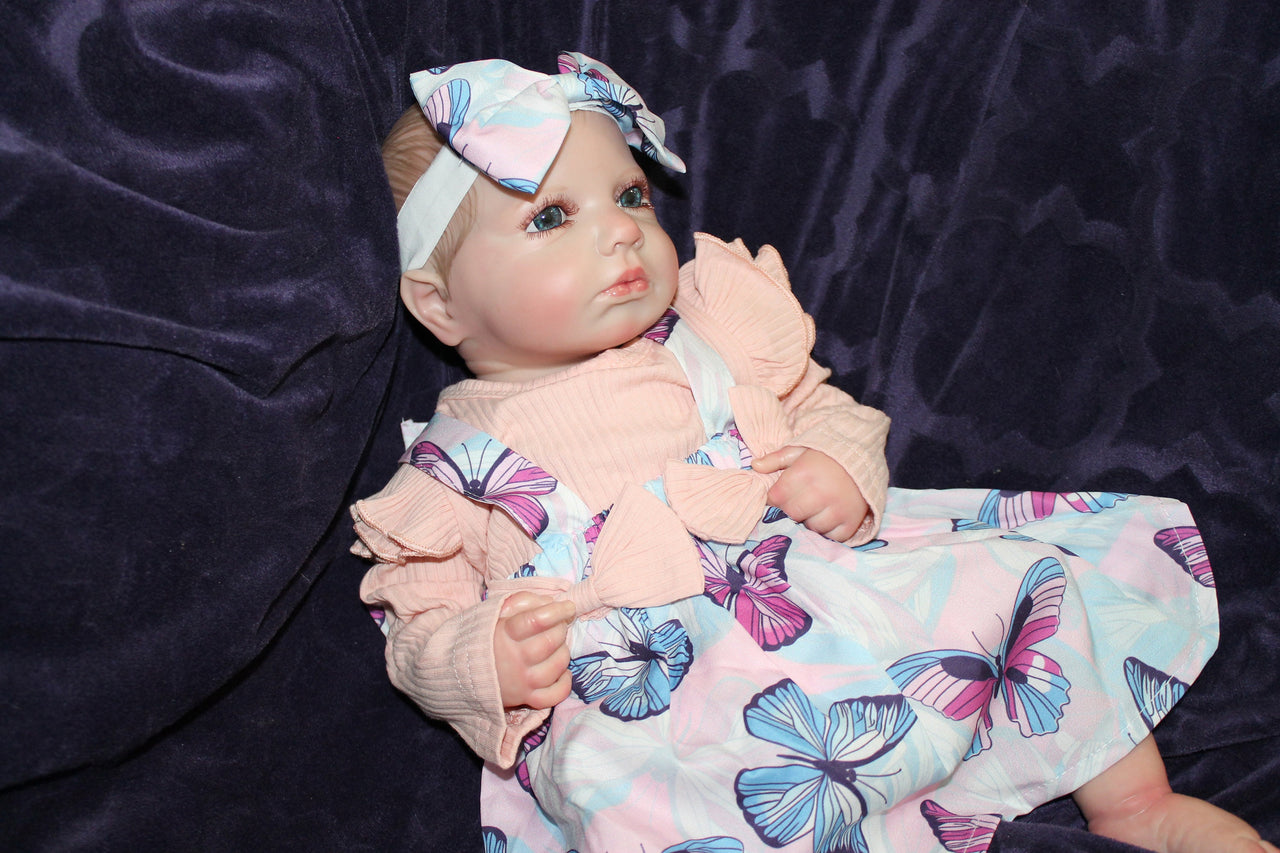 Lifelike Reborn Baby Doll 20” 2 to 6 Pounds Weighted Newborn Baby Girl/Boy Soft Heavy Baby Dolls For Children Child Friendly Gifts For Girls