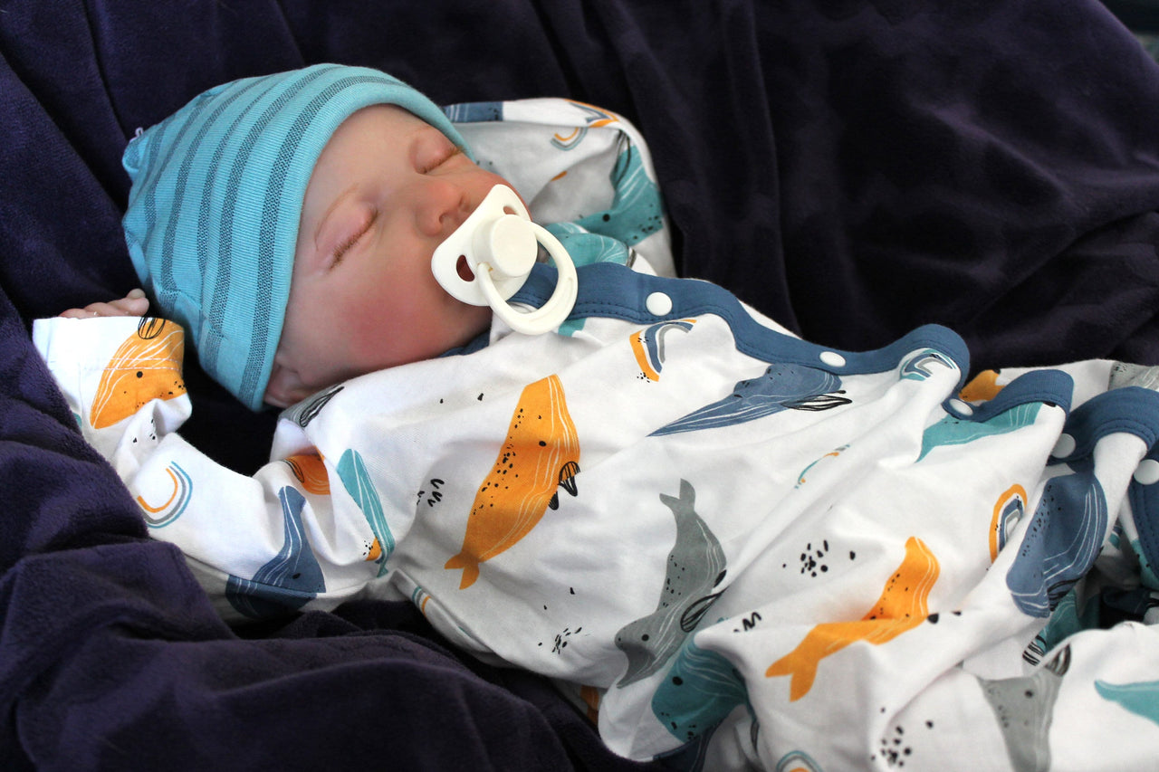 Lifelike Reborn Baby Doll, 20 inches 2 to 8 Pounds Weighted, Newborn Baby Boy, Soft Heavy Baby Dolls For Children Child Friendly Gifts For Girls