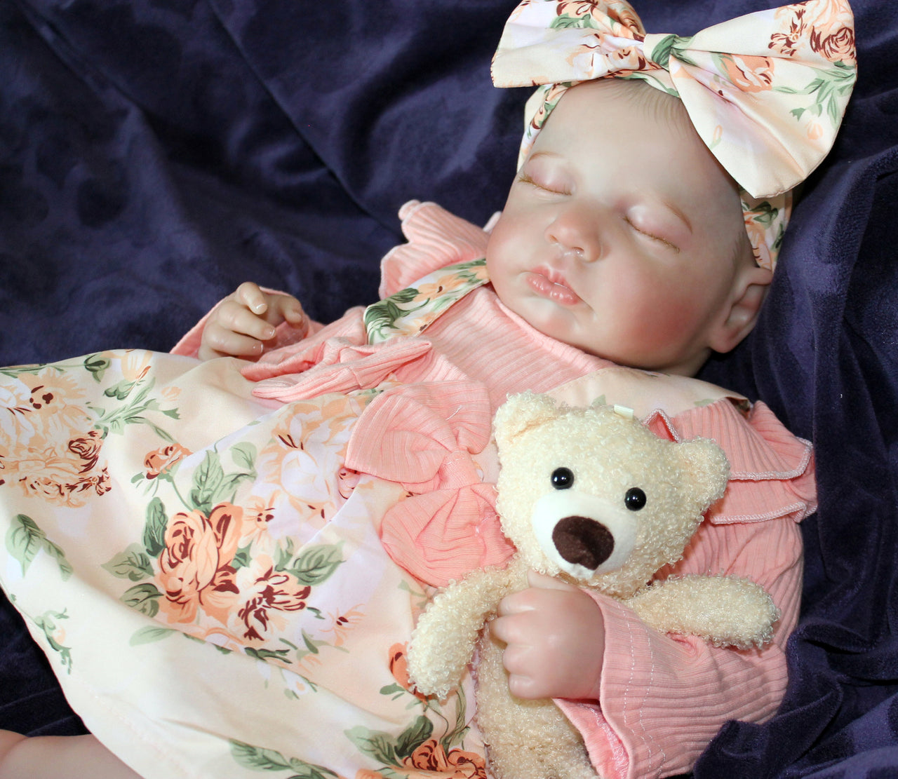 Painted Finished Reborn Baby Doll, Lifelike Baby Doll, Weighted Newborn Baby, Heavy Dolls For Children, Child Friendly Gifts For Girls