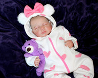 Thumbnail for Painted Finished Reborn 2 to 8 Pounds Lifelike Baby Doll 20” Weighted Newborn Baby Heavy Dolls For Children Child Friendly Gifts For Girls
