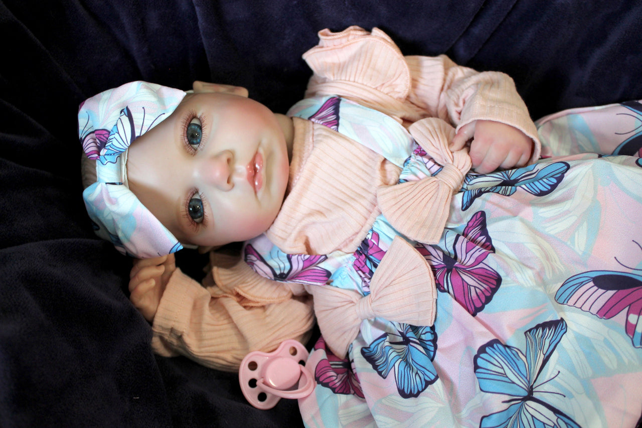 Lifelike Reborn Baby Doll 20” 2 to 6 Pounds Weighted Newborn Baby Girl/Boy Soft Heavy Baby Dolls For Children Child Friendly Gifts For Girls