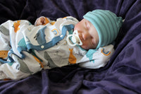 Thumbnail for Whales yellow and blue outfit, Lifelike Reborn Baby Doll, Therapy doll, 20 inches 2 to 8 Pounds Weighted, Newborn Baby Boy, Soft Heavy Baby Dolls For Children Child Friendly Gifts For Girls, dementia therapy dolls