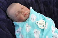 Thumbnail for Whales yellow and blue outfit, Lifelike Reborn Baby Doll, Therapy doll, 20 inches 2 to 8 Pounds Weighted, Newborn Baby Boy, Soft Heavy Baby Dolls For Children Child Friendly Gifts For Girls, dementia therapy dolls