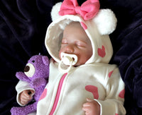 Thumbnail for Painted Finished Reborn 2 to 8 Pounds Lifelike Baby Doll 20” Weighted Newborn Baby Heavy Dolls For Children Child Friendly Gifts For Girls