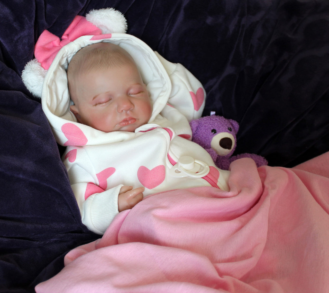 Painted Reborn Baby Doll: 20" Weighted Newborn, Child Friendly