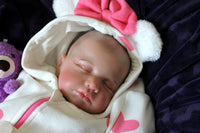 Thumbnail for Painted Finished Reborn 2 to 8 Pounds Lifelike Baby Doll 20” Weighted Newborn Baby Heavy Dolls For Children Child Friendly Gifts For Girls