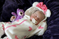 Thumbnail for Painted Finished Reborn 2 to 8 Pounds Lifelike Baby Doll 20” Weighted Newborn Baby Heavy Dolls For Children Child Friendly Gifts For Girls