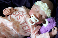 Thumbnail for 8 Pounds Weighted Newborn Lifelike Reborn Baby Doll 20 inch Baby Girl/Boy Soft Heavy Baby Dolls For Children Child Friendly First Play Dolls