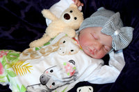 Thumbnail for Lifelike Reborn Baby Doll 20” 2 6 7 8 Pounds Weighted Newborn Baby Heavy Baby Dolls For Children Child Friendly Gifts For Girls Blue Dress