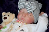 Thumbnail for Lifelike Reborn Baby Doll 20” 2 6 7 8 Pounds Weighted Newborn Baby Heavy Baby Dolls For Children Child Friendly Gifts For Girls Blue Dress