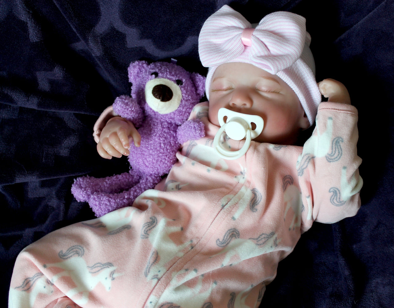 Lifelike Reborn Baby Doll 20” 2 6 7 8 Pounds Weighted Newborn Baby Heavy Baby Dolls For Children Child Friendly Gifts For Girls Unicorns