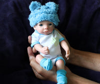 Thumbnail for Preemie Silicone Dolls Realistic Real Lifelike Micro Mini Baby Doll Full Body Reborn 11" 1.7lbs Platinum Weighted Babies Ecoflex Bathtub Fun