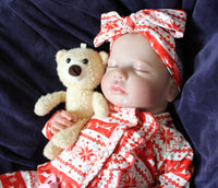 Thumbnail for Therapy Reborn Baby Dolls Merry Christmas Outfit Lifelike Reborn Doll 20” Weighted Newborn Christmas Baby Doll Child Friendly Xmas Gifts NEW
