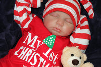 Thumbnail for 20" Lifelike Weighted Christmas Reborn Doll, Realistic Reborns Therapy Dolls For Kids, Collectibal Life Size Doll Weighted 2, 6, 7, 8 Pounds