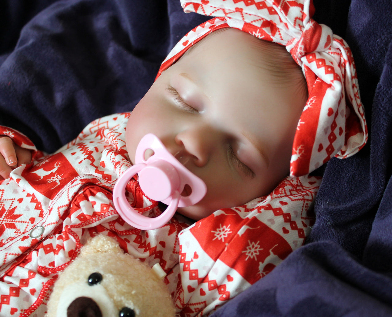 Therapy Reborn Baby Dolls Merry Christmas Outfit Lifelike Reborn Doll 20” Weighted Newborn Christmas Baby Doll Child Friendly Xmas Gifts NEW