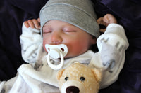 Thumbnail for 8 Pounds Weighted Newborn Lifelike Reborn Baby Doll 20 inch Baby Girl/Boy Soft Heavy Baby Dolls For Children Child Friendly First Play Dolls