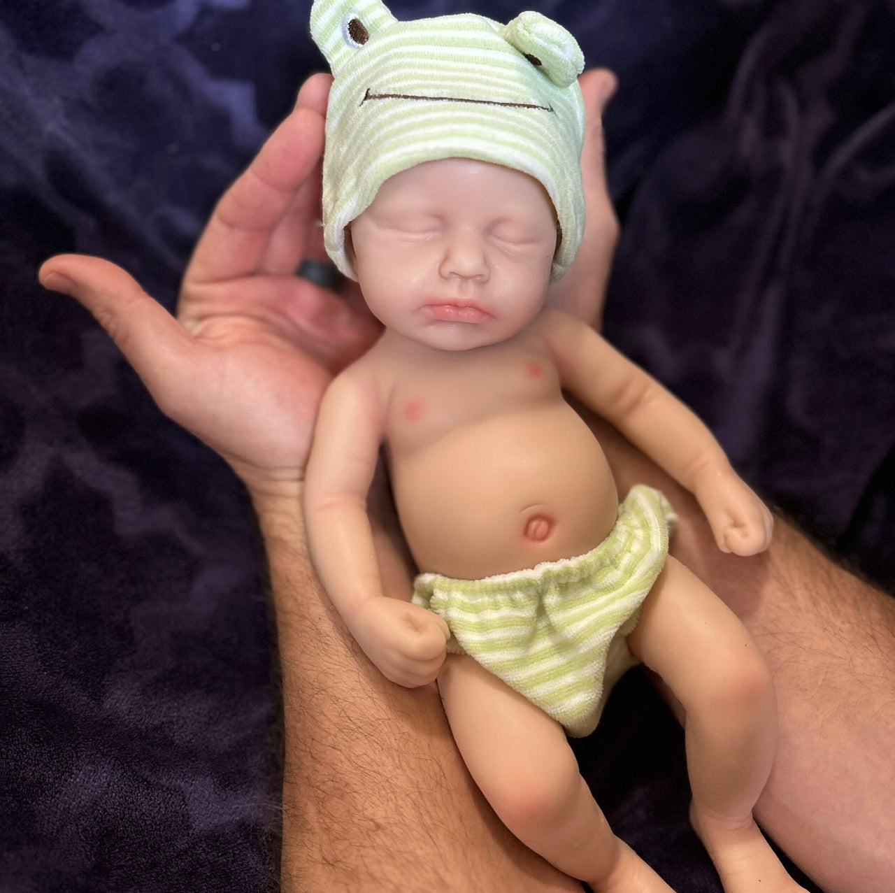 12" Full Silicone Baby Doll "Glenn & Maddy"