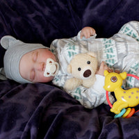 Thumbnail for Realistic Reborn Baby Doll: Weighted Therapy Doll in Christmas Pajamas