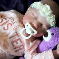 Thumbnail for 8 Pounds Weighted Newborn Lifelike Reborn Baby Doll 20 inch Baby Girl/Boy Soft Heavy Baby Dolls For Children Child Friendly First Play Dolls