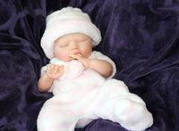 Thumbnail for 13-Inch Full Silicone Baby Doll with Drink-and-Wet System Dolls Realistic Lifelike Reborn Weighs 3lbs Can Wet Diapers for Bathtub Play