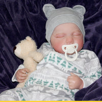 Thumbnail for Realistic Reborn Baby Doll: 20-Inch Weighted Newborn with Fleece Pajamas