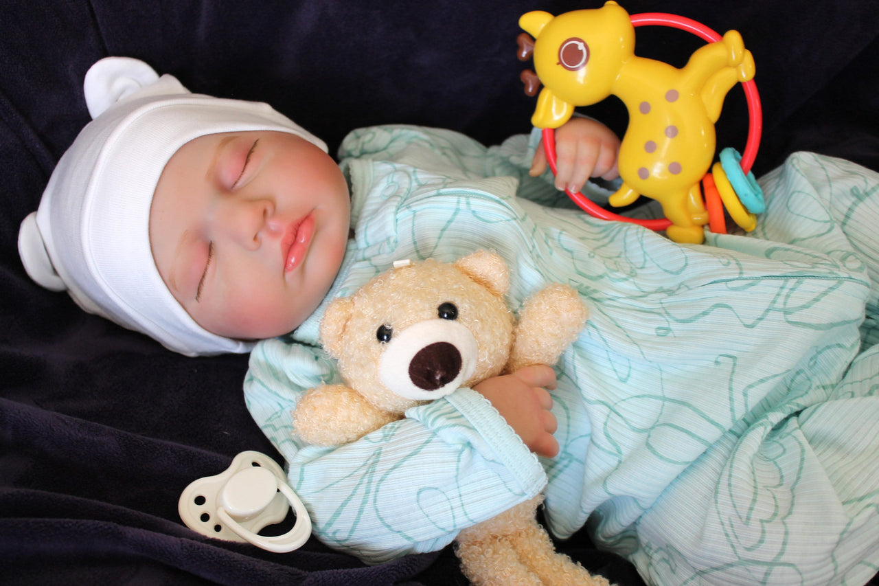 Child-Safe 20&quot; Weighted Reborn Doll - Realistic Newborn Baby Feel, 6-8 lbs - Perfect Gift for Girls - Lifelike Heavy Baby Dolls for Kids